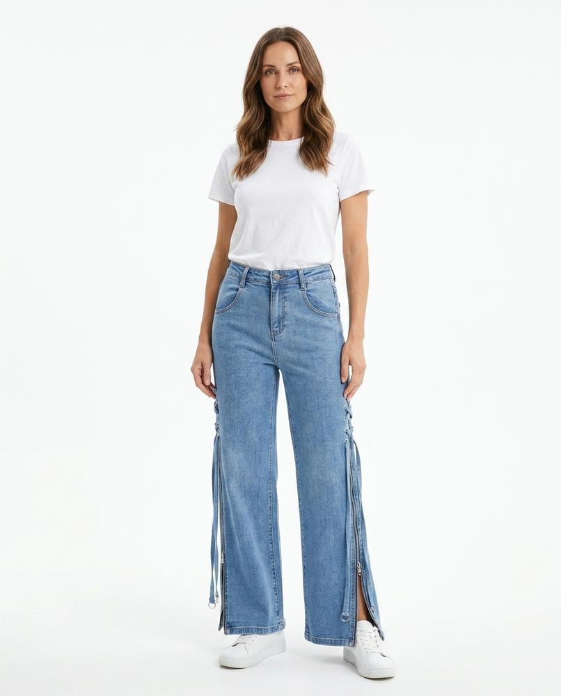 Nord Wear - Zarel | High-Waist Side-Laced Pants Women