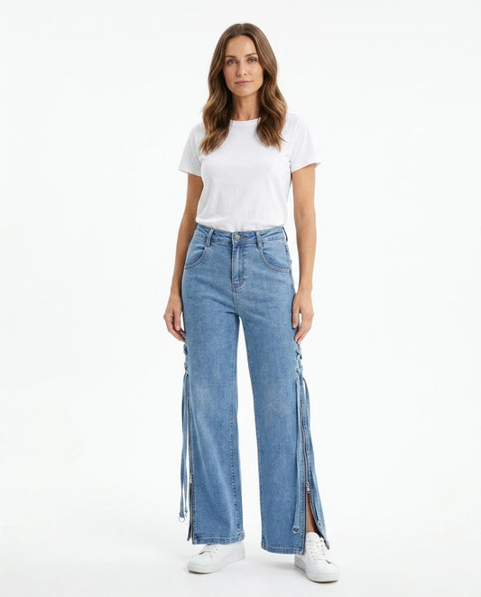 Nord Wear - Zarel | High-Waist Side-Laced Pants Women