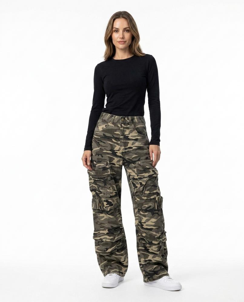 Nord Wear - Nisin | Camouflage Wide-Leg Pants Unisex