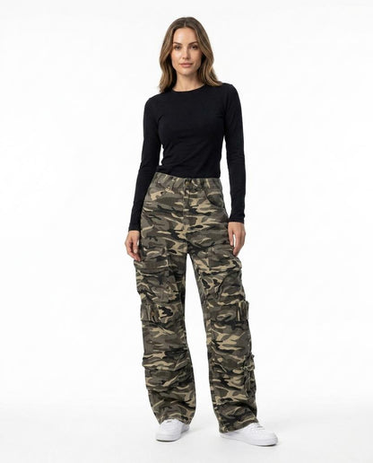 Nord Wear - Nisin | Camouflage Wide-Leg Pants Unisex