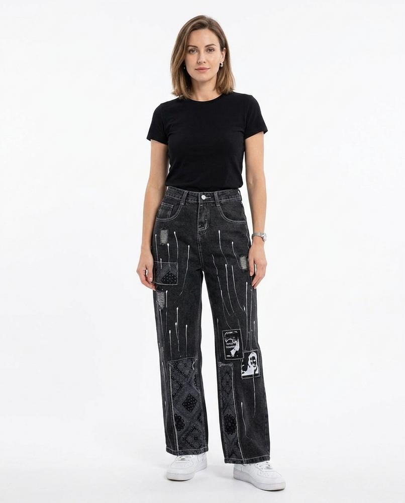 Nord Wear - Nolen | Patched Wide-Leg Pants Unisex