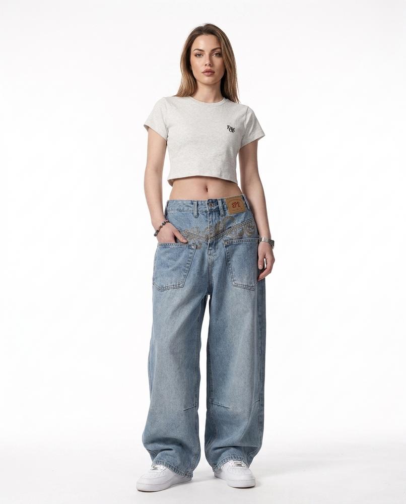 Nord Wear - Letir | Wide-Leg Light-Wash Pants Unisex