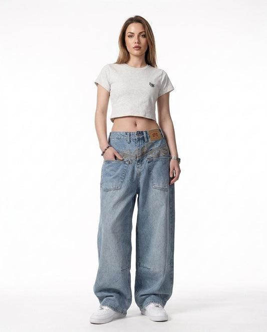 Nord Wear - Letir | Wide-Leg Light-Wash Pants Unisex