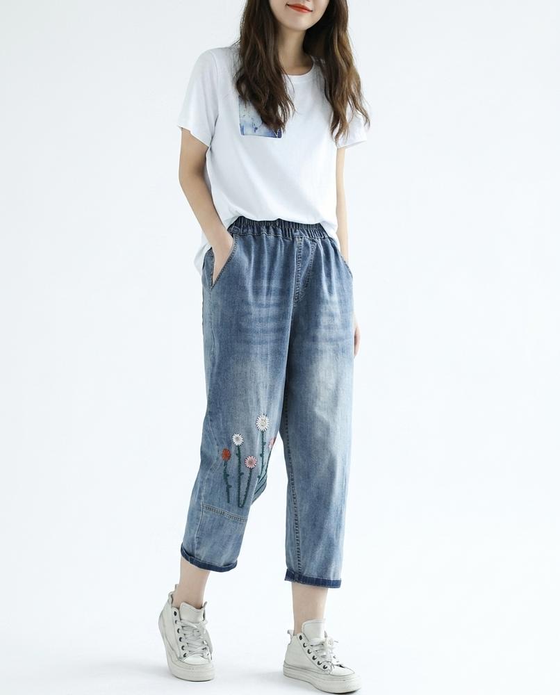 Nord Wear - Raver | Embroidered Cropped Pants Women