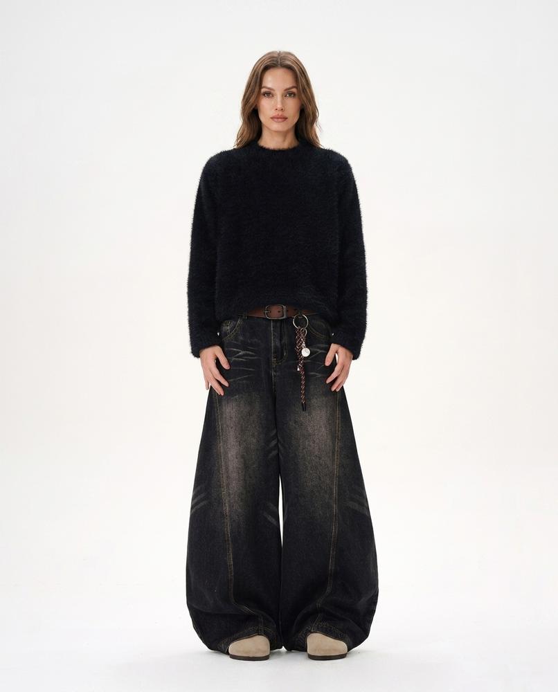 Nord Wear - Armir | Wide-Leg Washed-Denim Pants Unisex