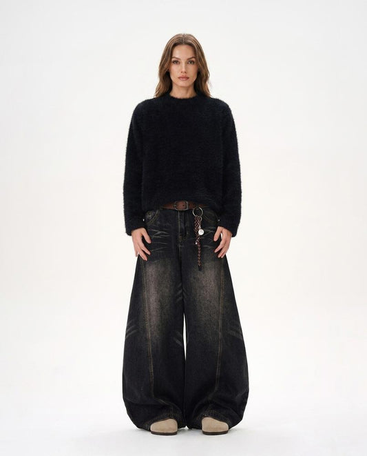 Nord Wear - Armir | Wide-Leg Washed-Denim Pants Unisex