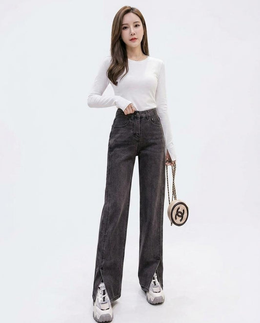 Nord Wear - Dakar | High-Waisted Slit-Hem Pants Women