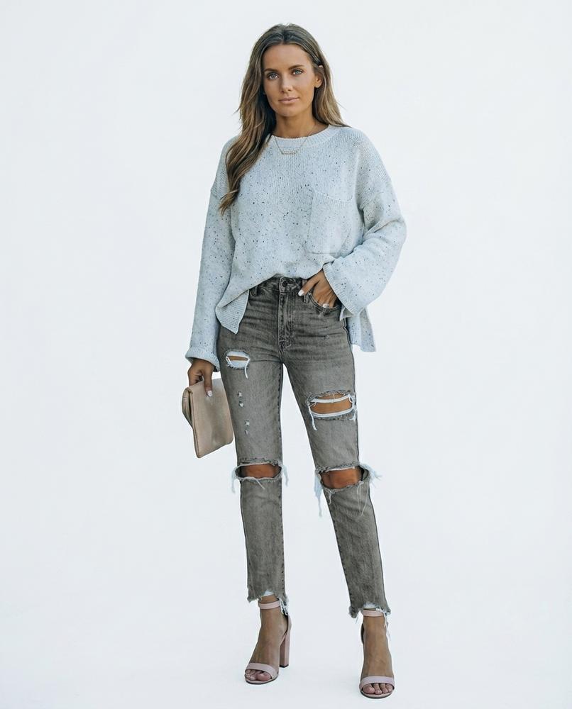 Nord Wear - Valin | High-Waist Distressed Pants Women