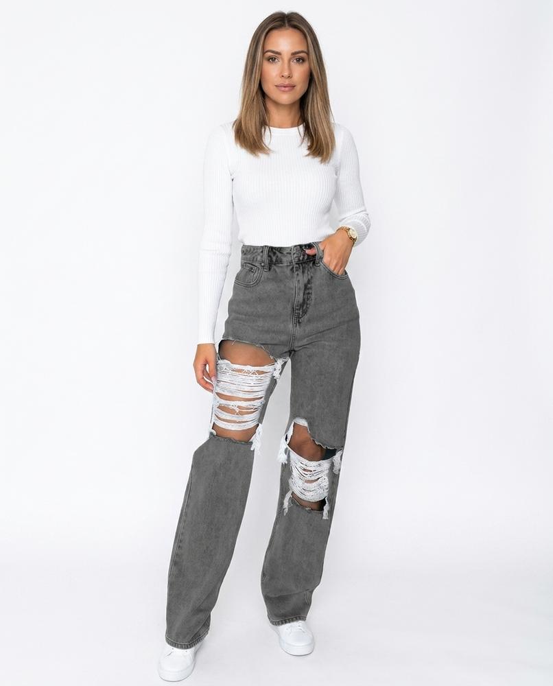 Nord Wear - Lyron | Distressed Straight-Leg Pants Women