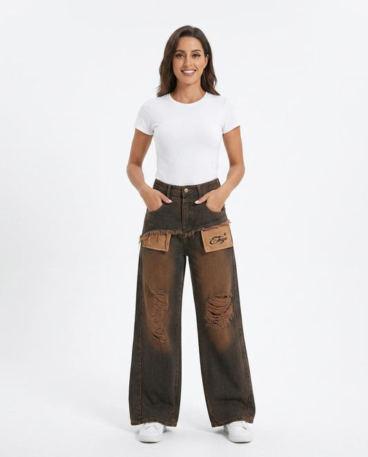 Nord Wear - Neran | Wide-Leg Distressed Pants Unisex
