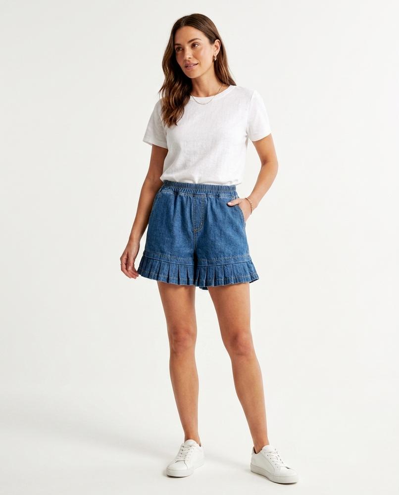 Nord Wear - Talor | Pleated Denim Shorts Women