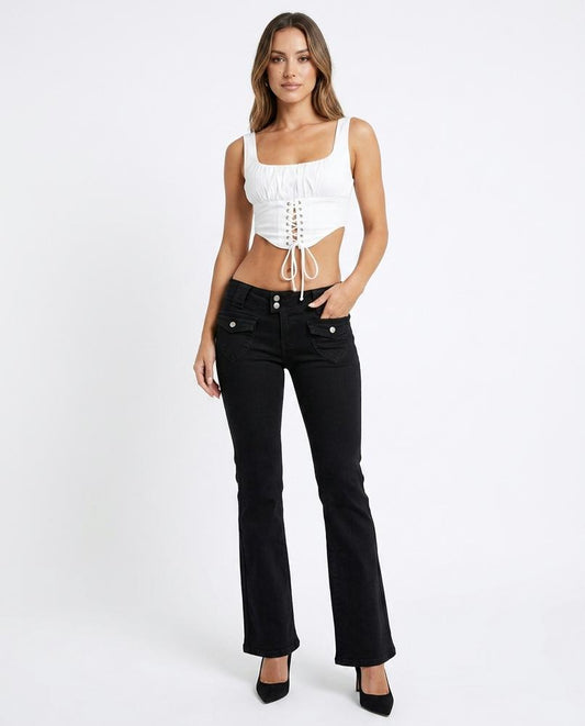 Nord Wear - Rolan | Flared Low-Rise Pants Women