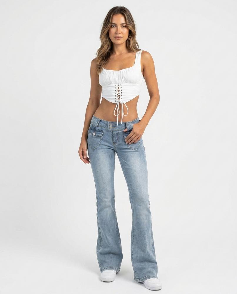 Nord Wear - Rolan | Flared Low-Rise Pants Women