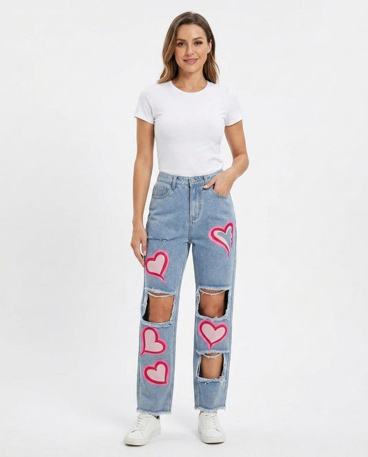 Nord Wear - Kazan | Distressed Graphic Pants Women