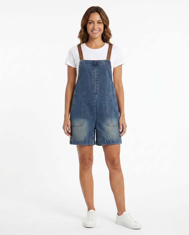 Nord Wear - Laram | Denim Bib-Front Pants Women