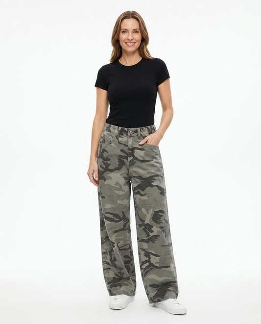 Nord Wear - Darev | Wide-Leg Camouflage Pants Women