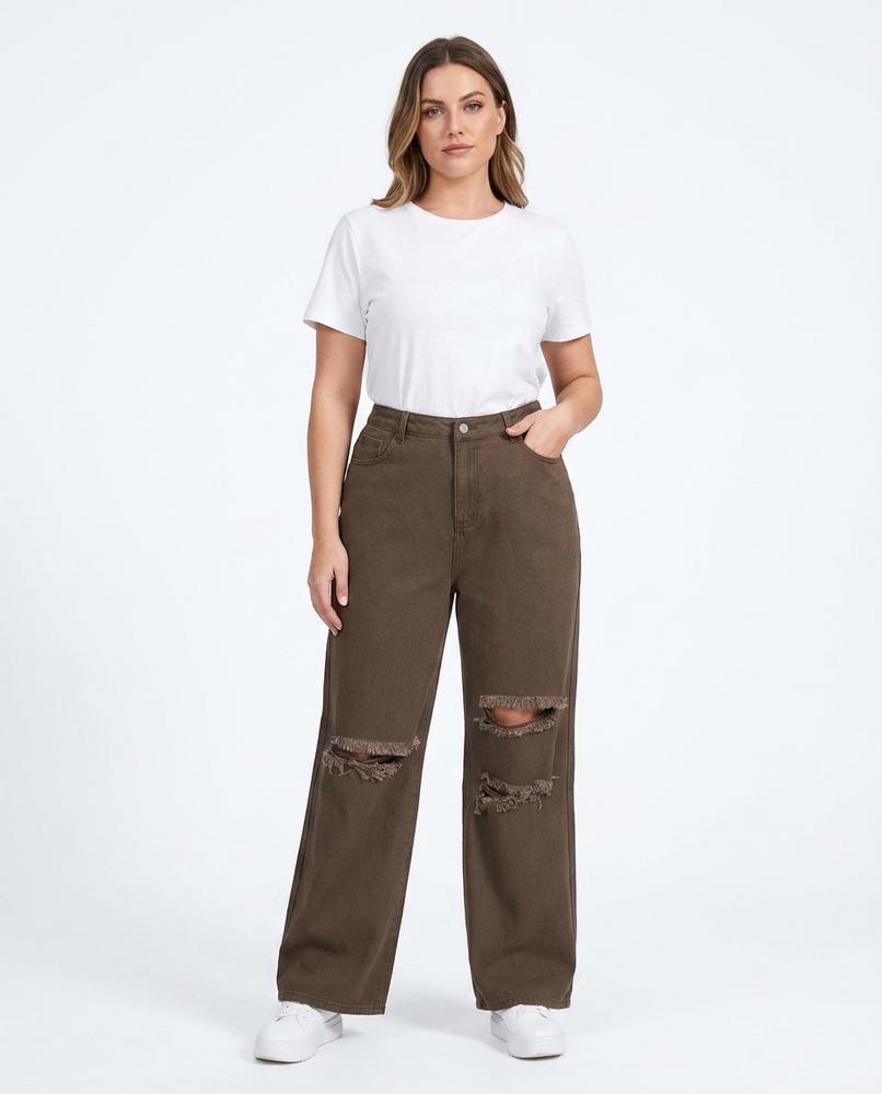 Nord Wear - Elrel | Ripped High-Waist Pants Women