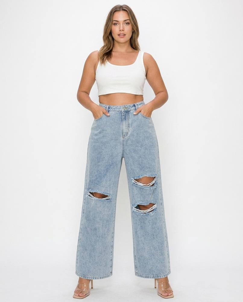 Nord Wear - Elrel | Ripped High-Waist Pants Women