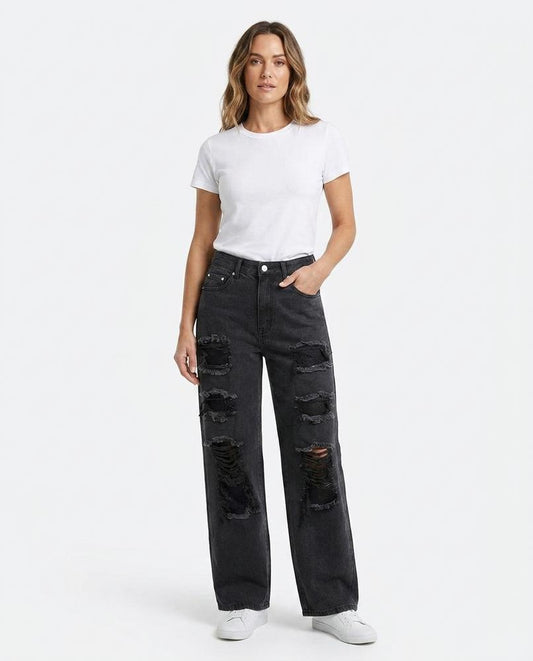 Nord Wear - Riral | High-Waisted Distressed Pants Women