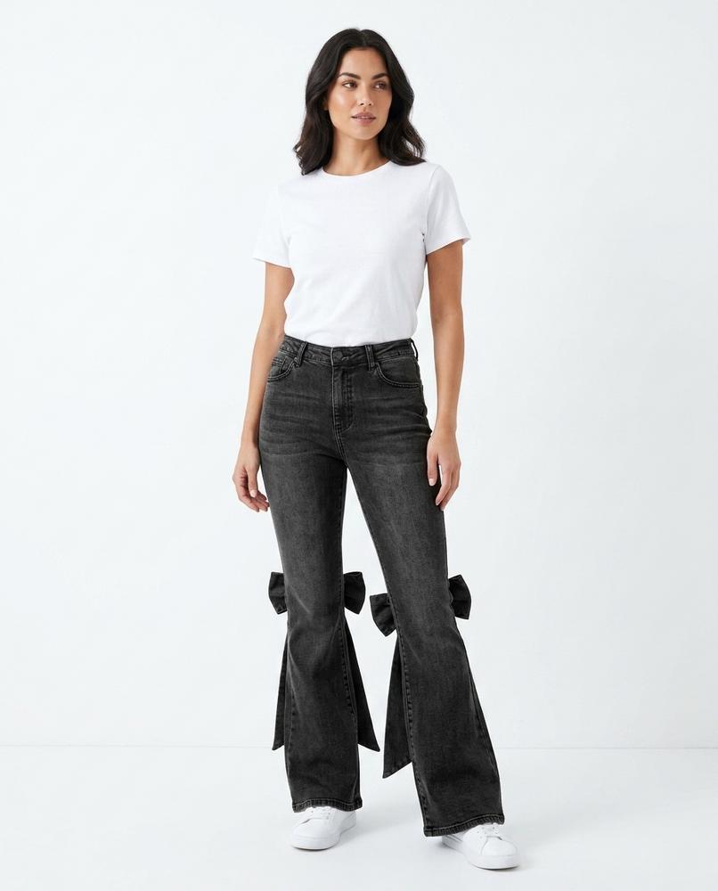 Nord Wear - Lymir | Flared Bow-Detail Pants Women