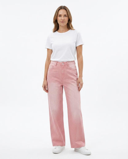 Nord Wear - Ninav | Wide-Leg Washed-Black Pants Women