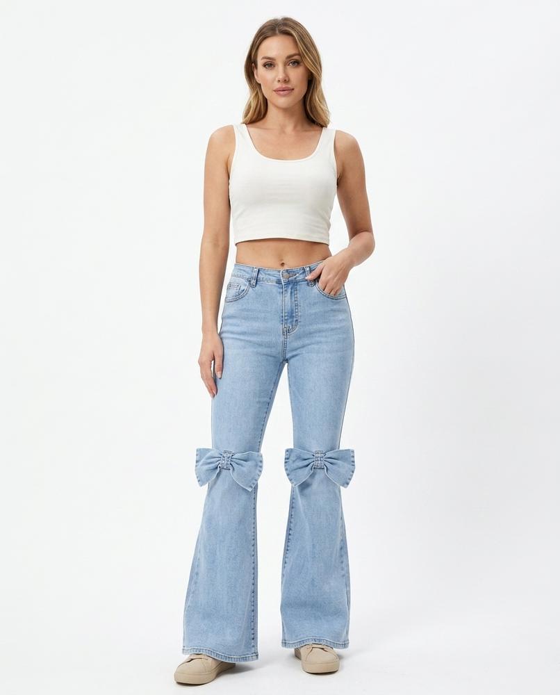 Nord Wear - Lymir | Flared Bow-Detail Pants Women