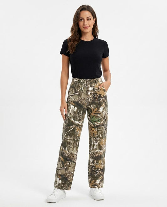 Nord Wear - Ramor | Camouflage Straight-Leg Pants Women