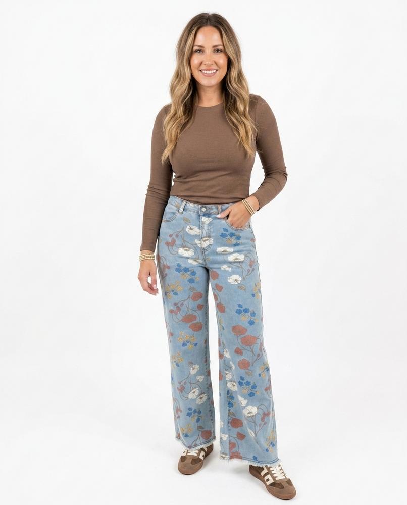 Nord Wear - Nosan | Floral Print Wide-Leg Pants Women