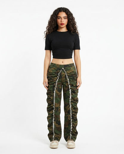 Nord Wear - Vimon | Ruched Frayed Pants Women