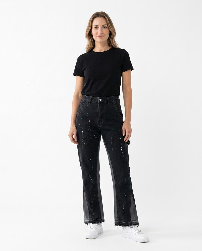 Nord Wear - Rozan | Paint-Splatter Flared Pants Unisex