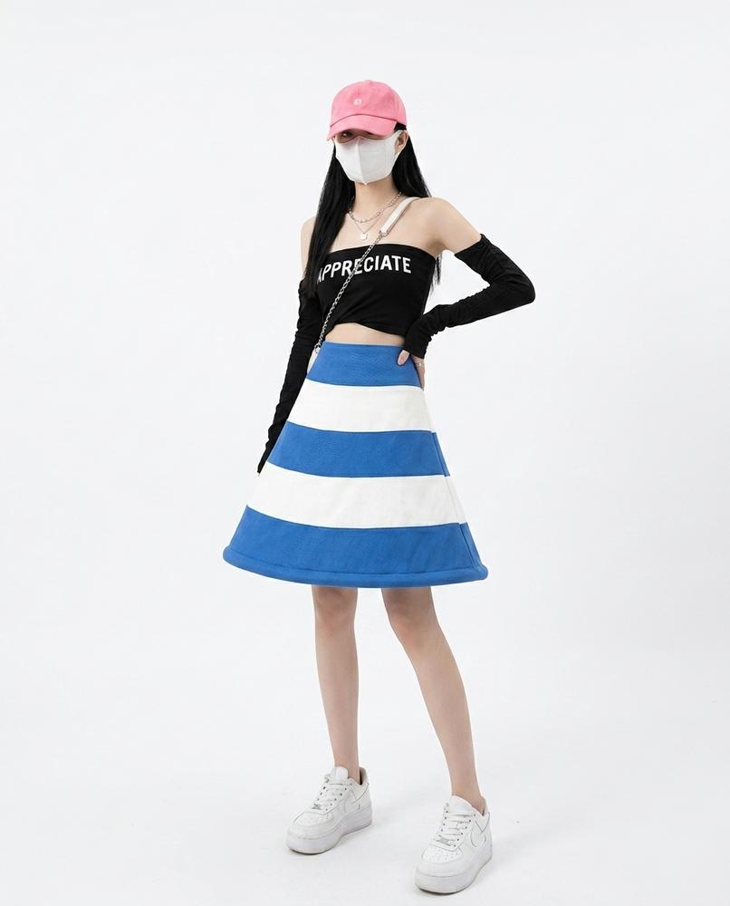 Nord Wear - Sarel | Striped A-Line Skirt Women