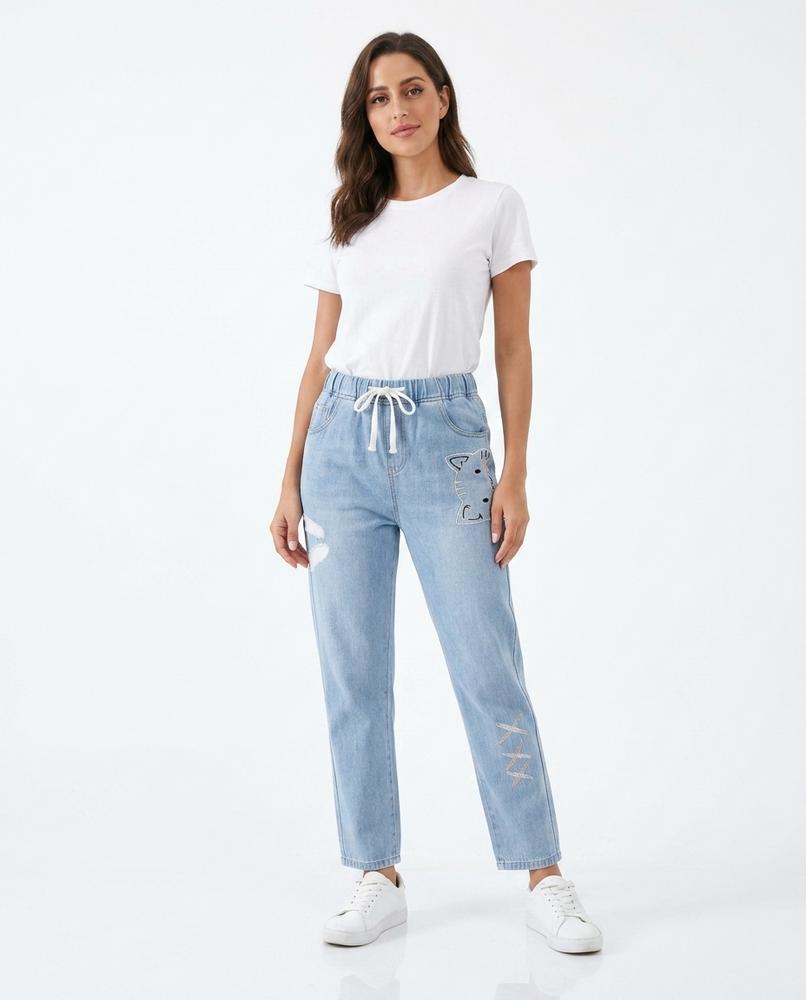 Nord Wear - Lasen | Drawstring Embroidered Pants Women