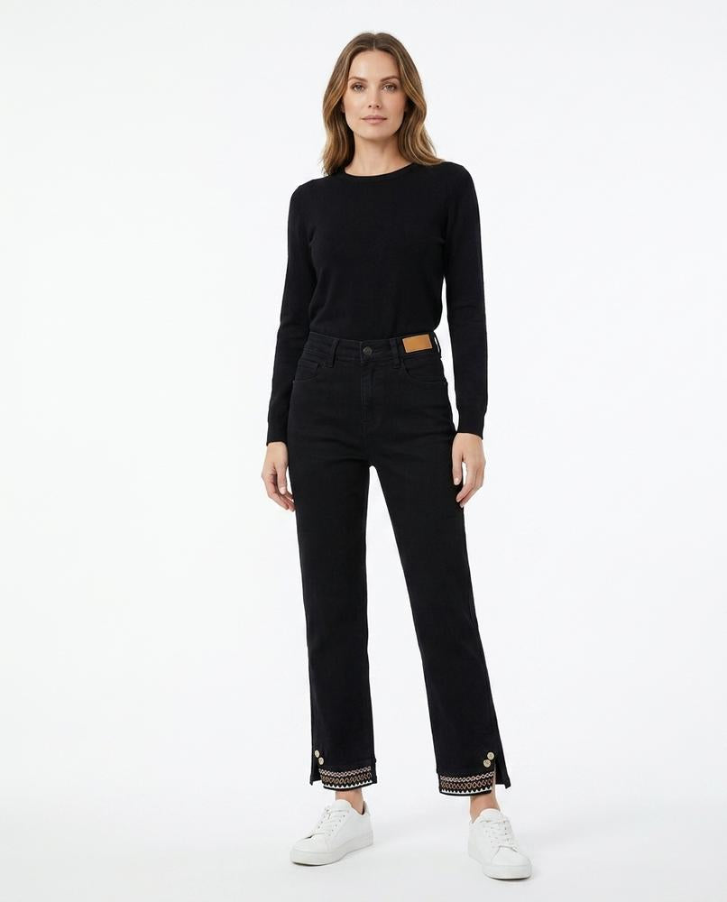 Nord Wear - Zeser | Straight-Cut Embroidered Pants Women