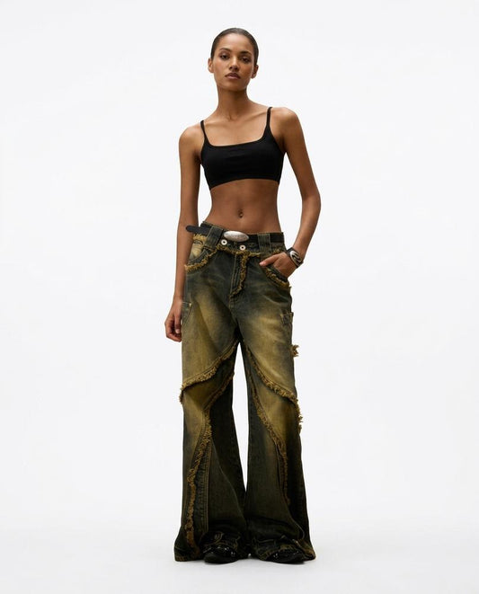 Nord Wear - Arlar | Frayed-Seam Wide-Leg Pants Women