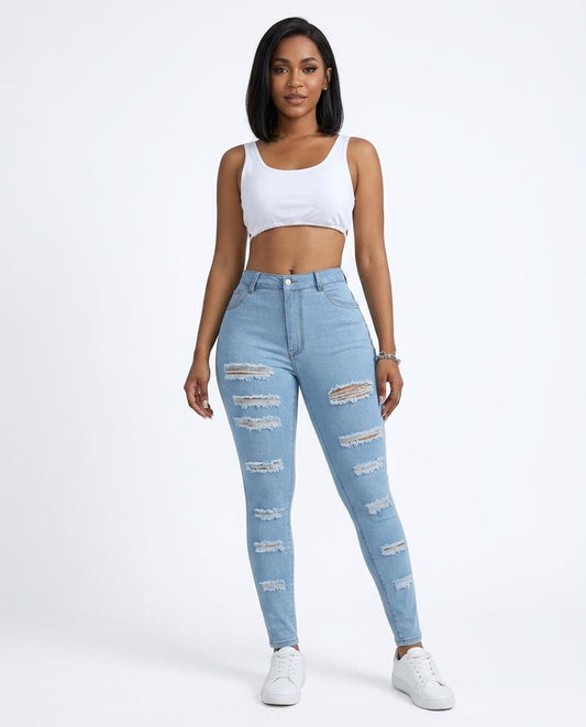 Nord Wear - Kamon | High-Waisted Distressed Pants Women