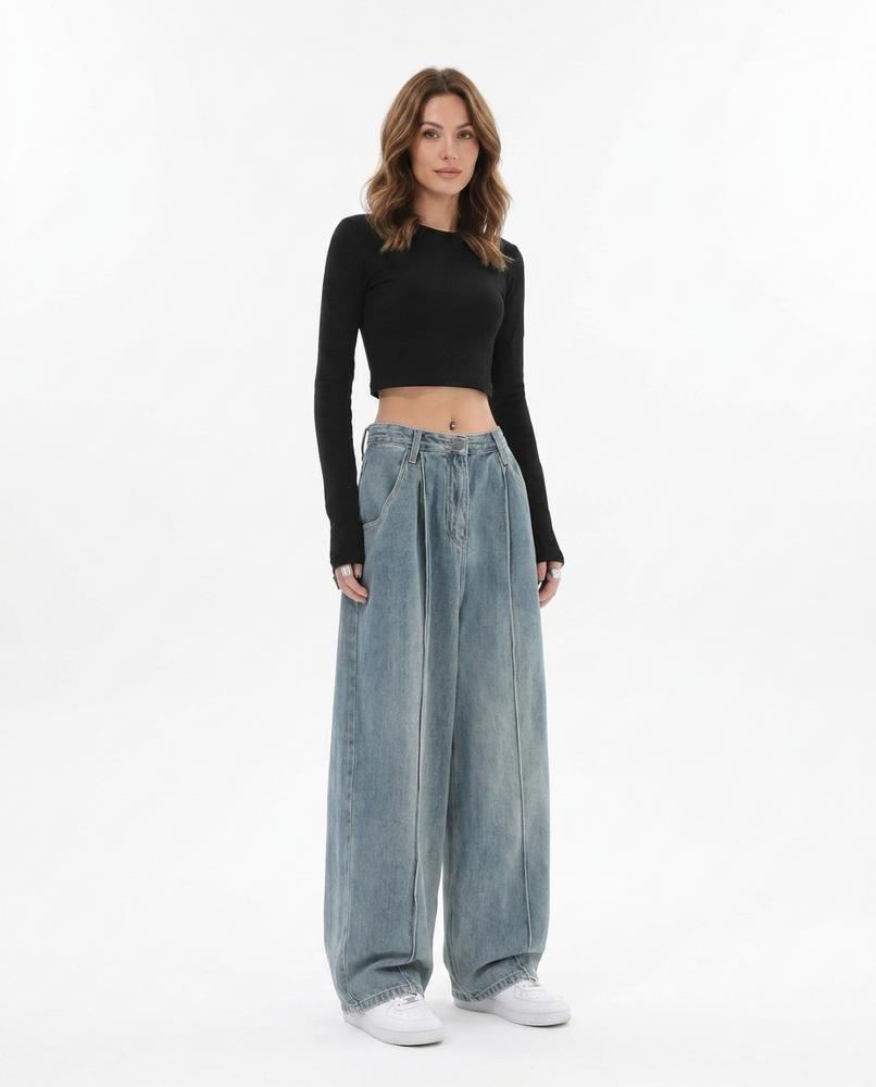 Nord Wear - Tanal | Wide-Leg Denim Pants Women