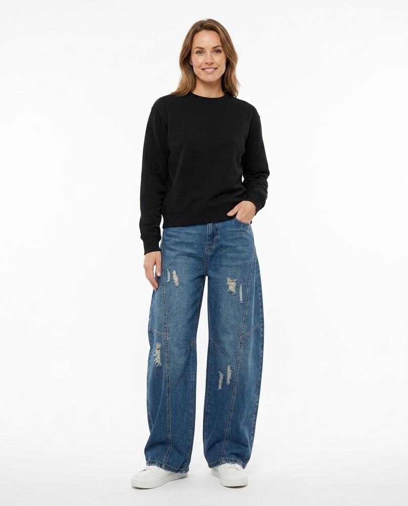 Nord Wear - Dasol | Wide-Cut Distressed Pants Unisex