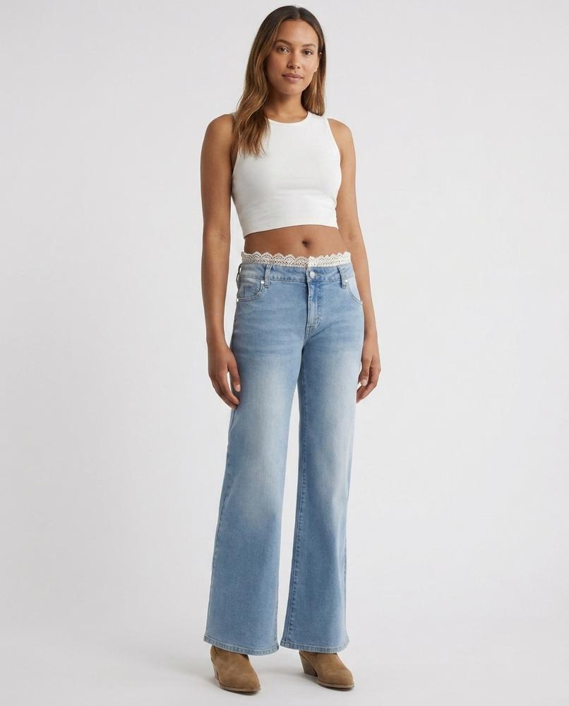 Nord Wear - Valar | Wide-Leg Lace-Trim Pants Women