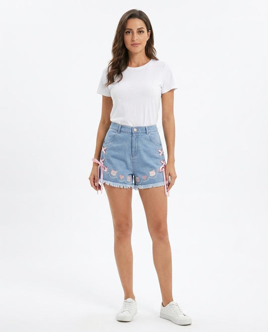 Nord Wear - Nelan | Embroidered Lace-Up Pants Women