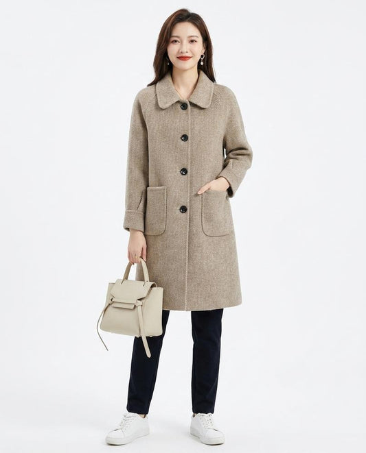 Nord Wear - Misin | Herringbone Button-Front Coat Women