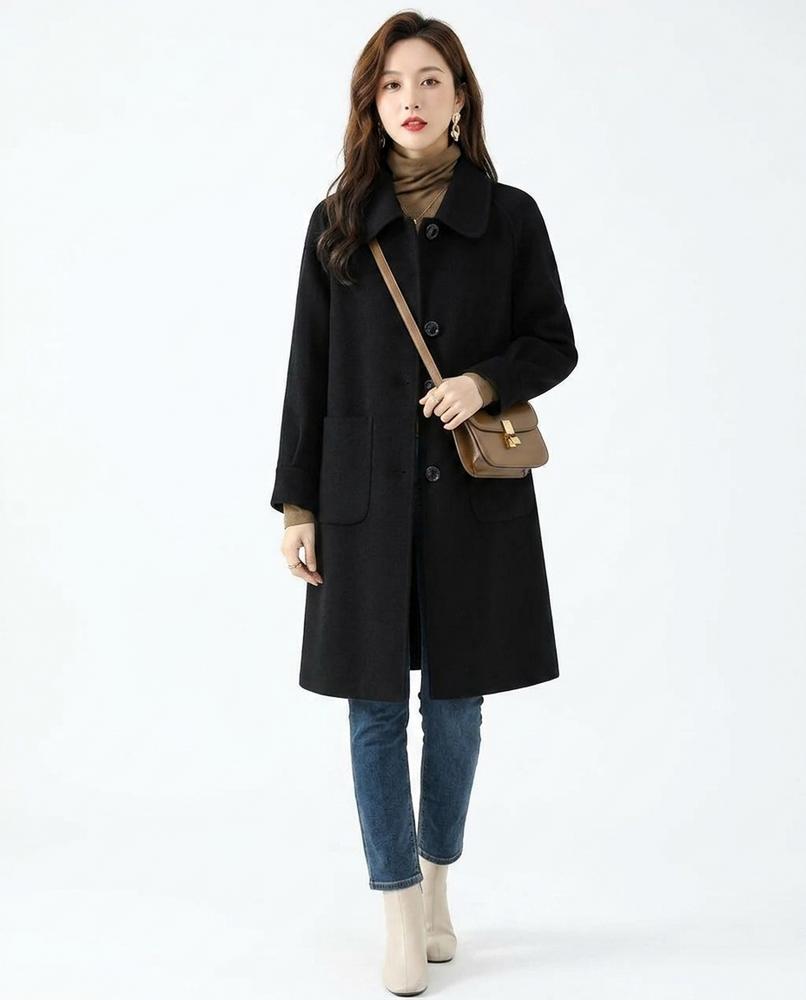 Nord Wear - Misin | Herringbone Button-Front Coat Women