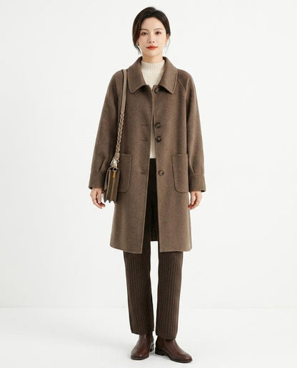 Nord Wear - Misin | Herringbone Button-Front Coat Women