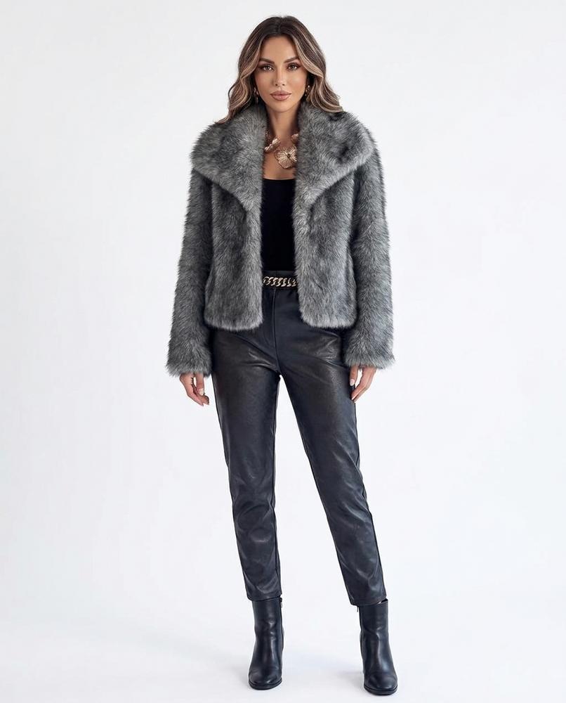 Nord Wear - Ramel | Faux-Fur Notched Lapel Jacket Women