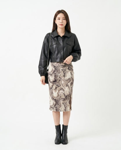 Nord Wear - Nilar | Cropped Leather Jacket Women