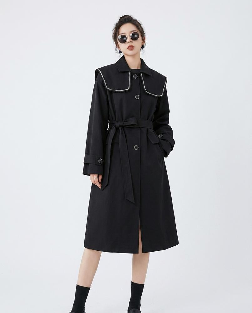 Nord Wear - Velen | Belted Sailor-Collar Coat Women