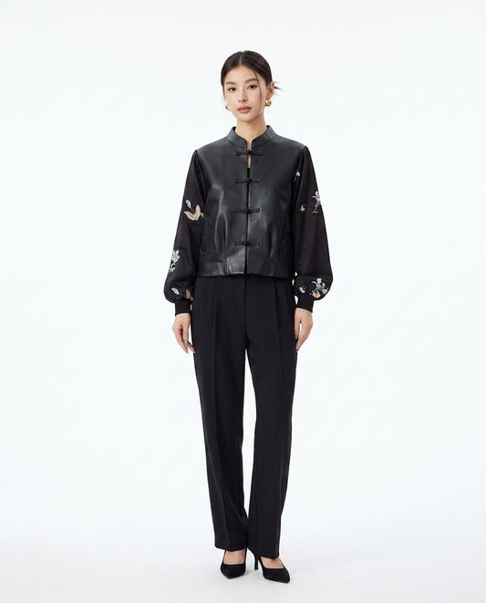 Nord Wear - Vidar | Embroidered Mandarin Collar Jacket Women