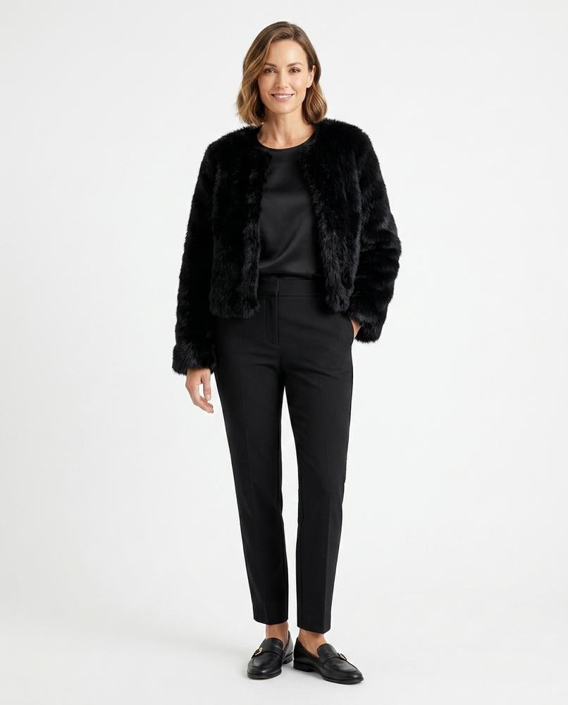 Nord Wear - Marel | Faux Fur Collarless Jacket Women