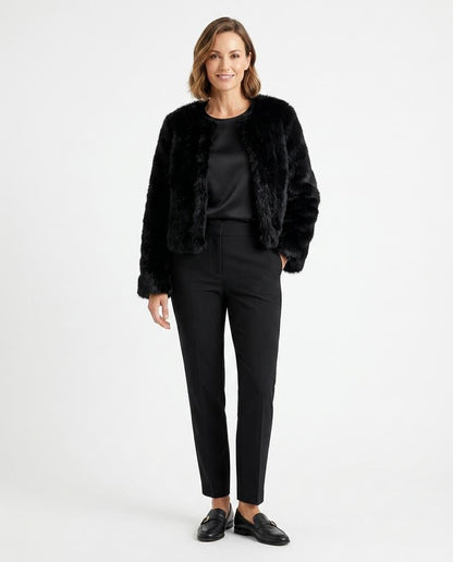 Nord Wear - Marel | Faux Fur Collarless Jacket Women