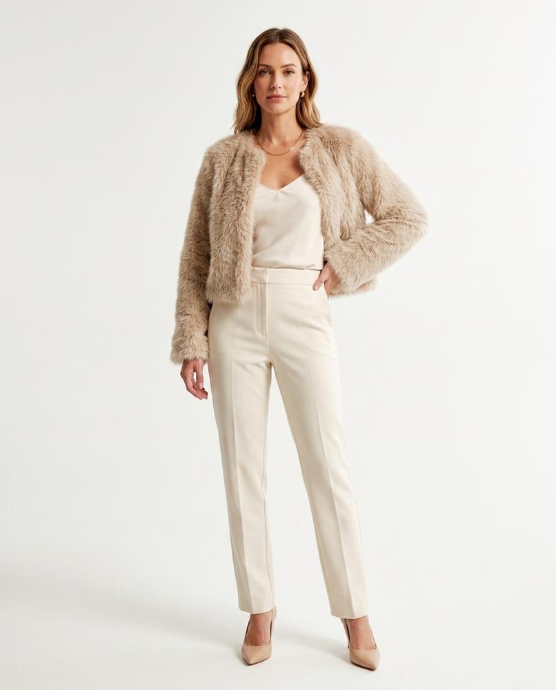 Nord Wear - Marel | Faux Fur Collarless Jacket Women