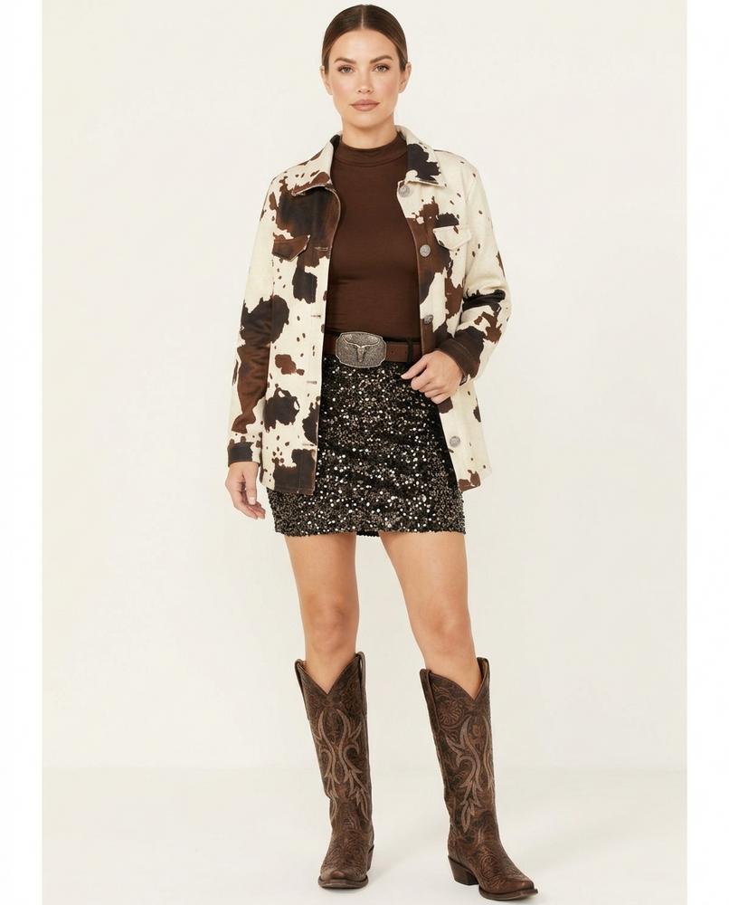 Nord Wear - Casol | Cow Print Button-Front Jacket Women